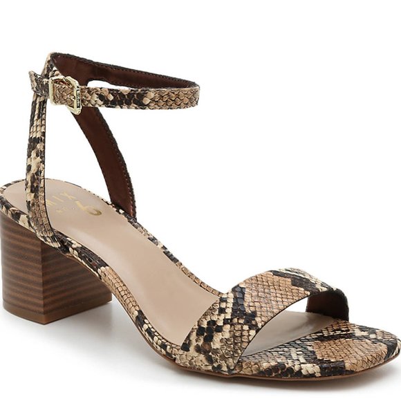 Mix No. 6 Shoes - NIB Women's Size 8 Eluned Sandals Snakeskin Print
